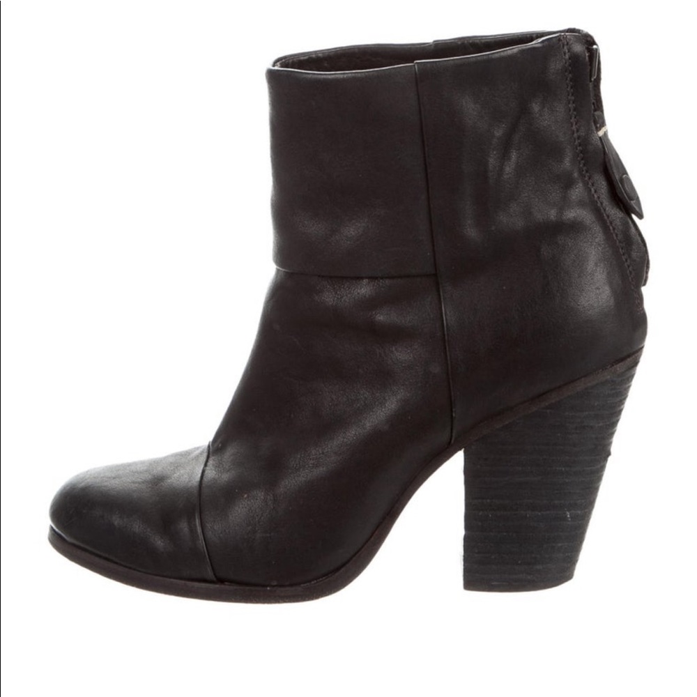 Rag & Bone black Newbury Ankle Boots
